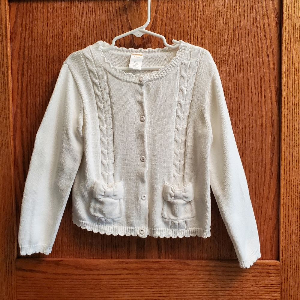 Gymboree Girl's White Size Small (5-6) Sweater